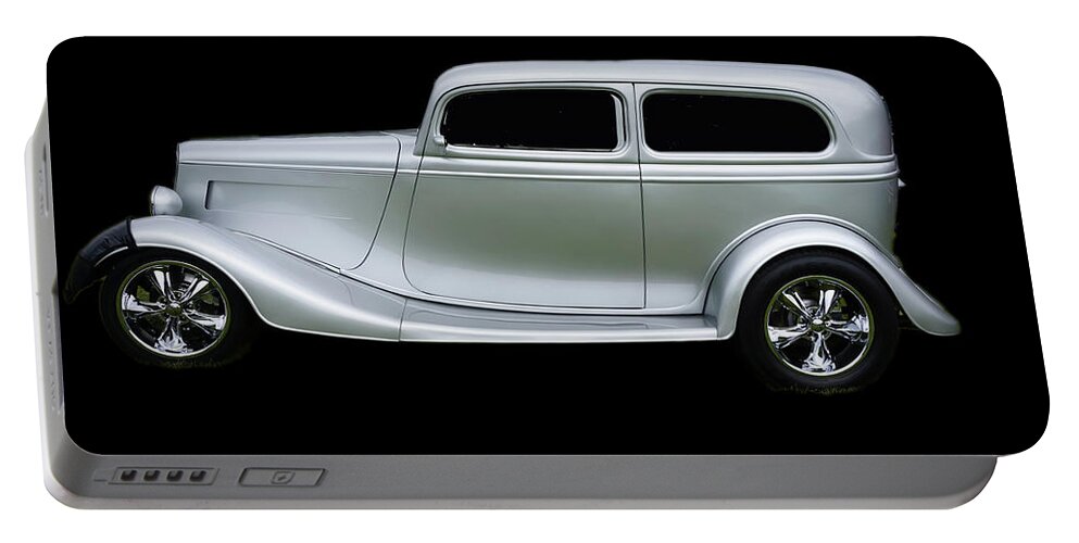 Car Portable Battery Charger featuring the photograph Classic 2 Door Coupe by Cathy Anderson