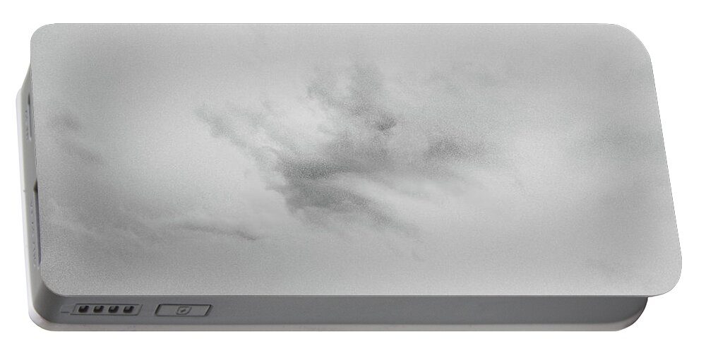 Evolution Portable Battery Charger featuring the photograph Cloud and Rain by Karine GADRE