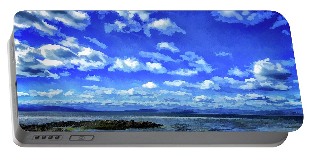 2016 Portable Battery Charger featuring the photograph Clouds over St Lawrence by Monroe Payne
