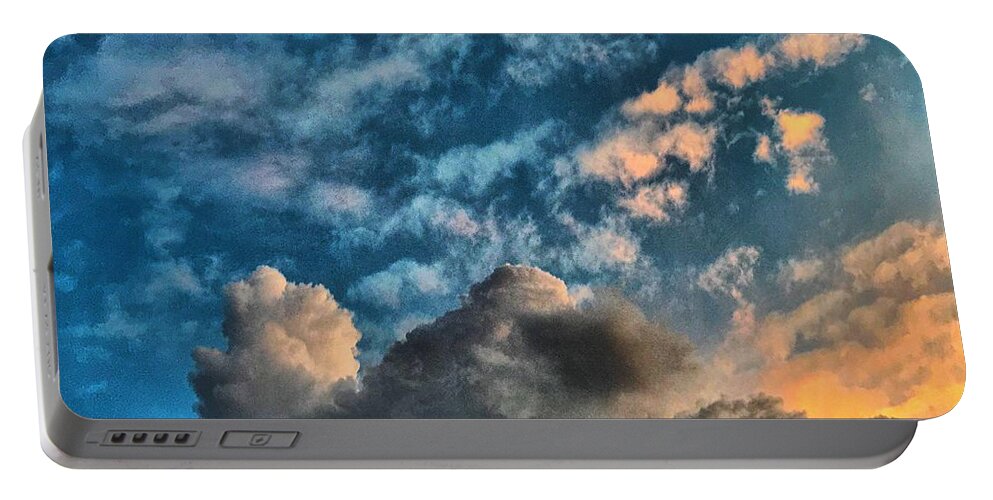  Portable Battery Charger featuring the photograph Clouds by Stephen Dorton