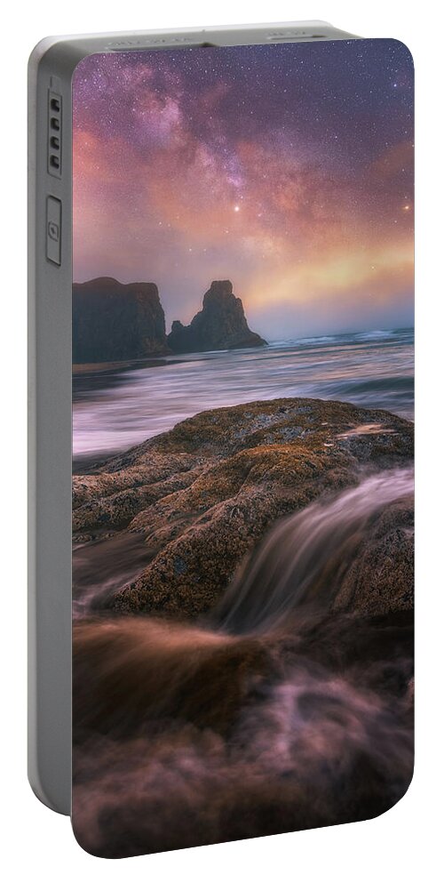 Oregon Portable Battery Charger featuring the photograph Coastal Magic by Darren White