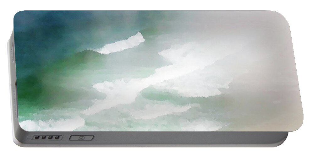 Fog Portable Battery Charger featuring the photograph Coastal Ocean Fog by Sharon Foster