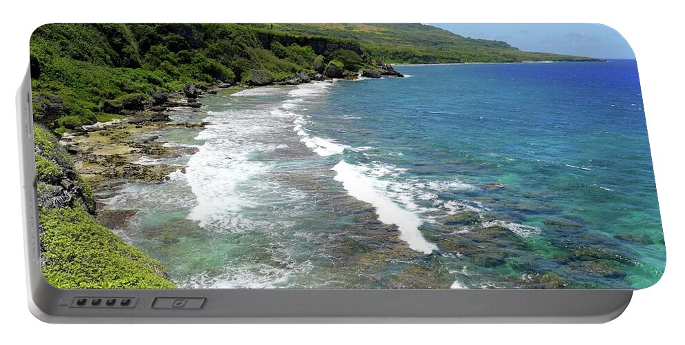 Rota Portable Battery Charger featuring the photograph Coastal View, Rota by On da Raks