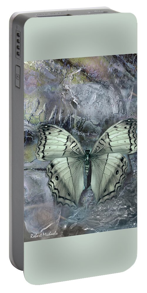 Ice Portable Battery Charger featuring the photograph Cold Landing by Robert Michaels