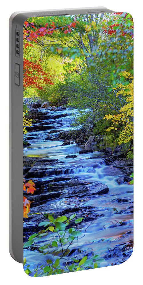 Color Alley Portable Battery Charger featuring the photograph Color Alley by Chad Dutson