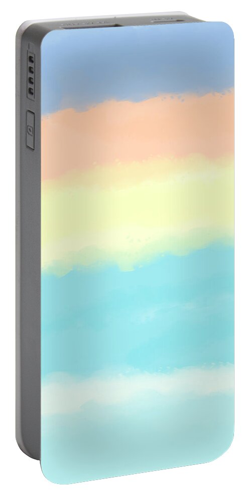 Colour Portable Battery Charger featuring the digital art Colour play by Faa shie