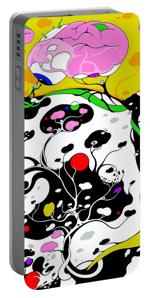 Coronavirus Portable Battery Charger featuring the digital art Contagion by Craig Tilley