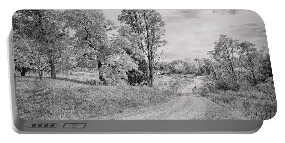 Landscape Portable Battery Charger featuring the photograph Country Road by John M Bailey