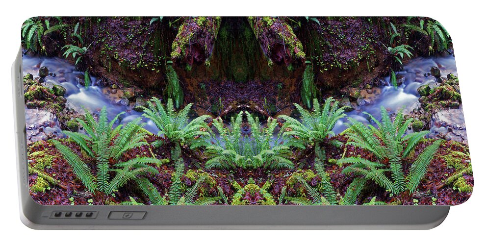 Nature Art Portable Battery Charger featuring the photograph Creek Haven by Ben Upham III