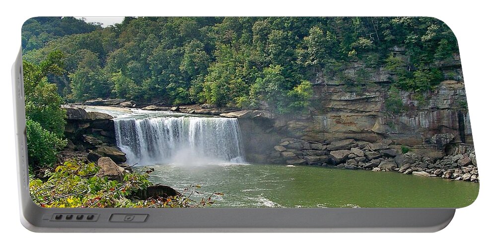 Cumberland Falls Portable Battery Charger featuring the photograph Cumberland Falls by Yvonne M Smith