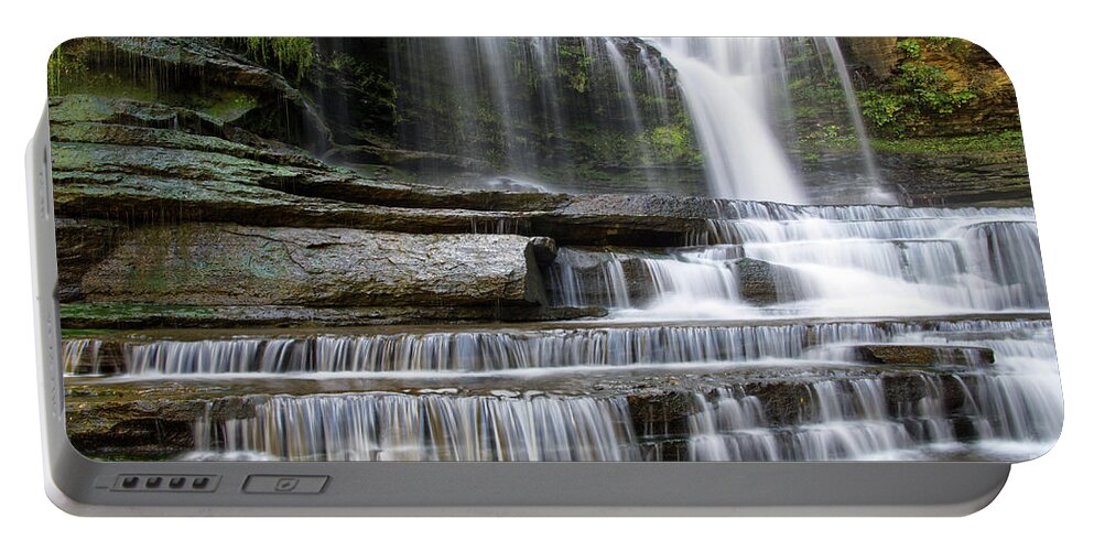 Cummins Falls State Park Portable Battery Charger featuring the photograph Cummins Falls 30 by Phil Perkins