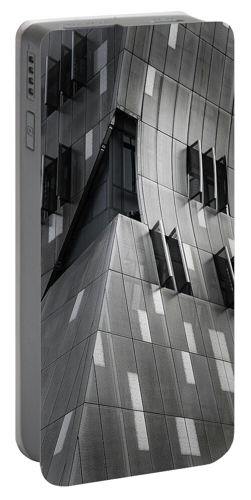 Windows Portable Battery Charger featuring the photograph Curved Windows by Sylvia Goldkranz
