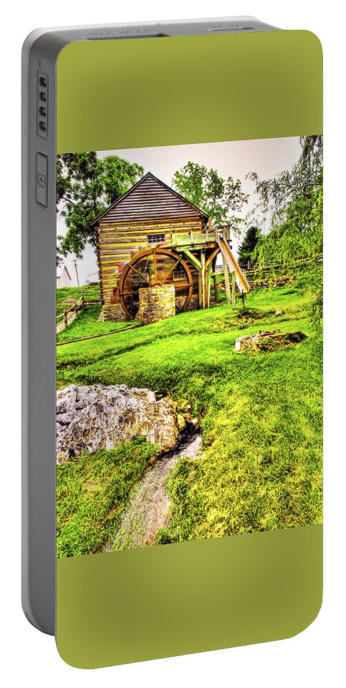 Farmhouse Portable Battery Charger featuring the photograph Cyrus McCormick Mill 267 by James C Richardson