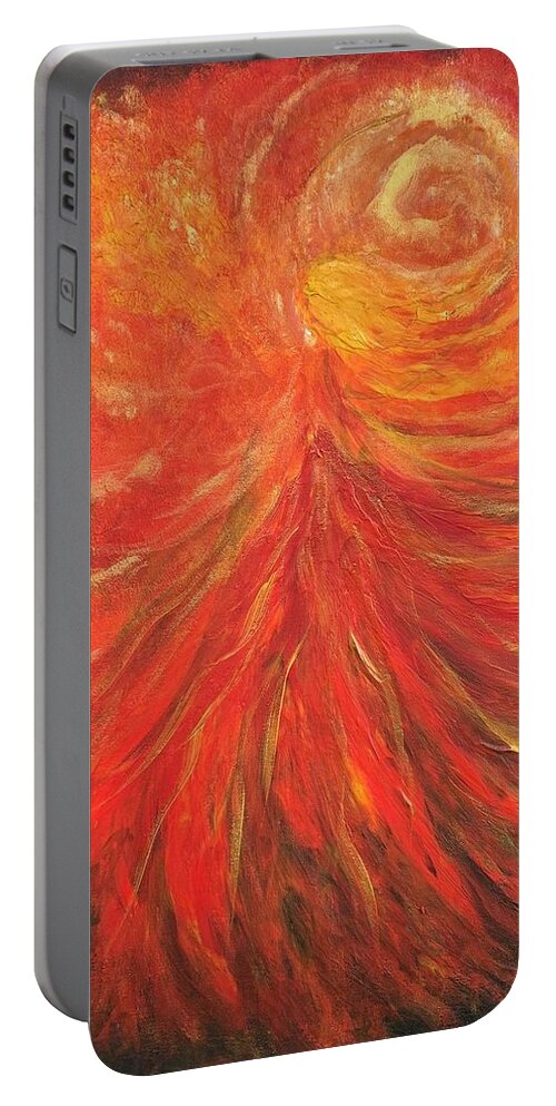 Dance Portable Battery Charger featuring the painting Dance by Michelle Pier