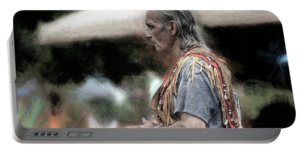  Portable Battery Charger featuring the photograph Dance of the Woodland Elder by Wayne King