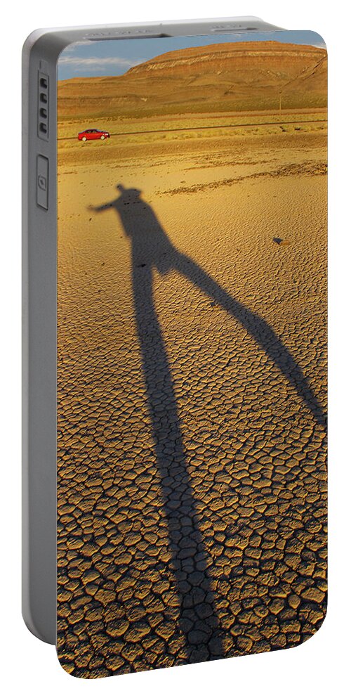 Death Valley Portable Battery Charger featuring the photograph Dancing Fool by Mike McGlothlen