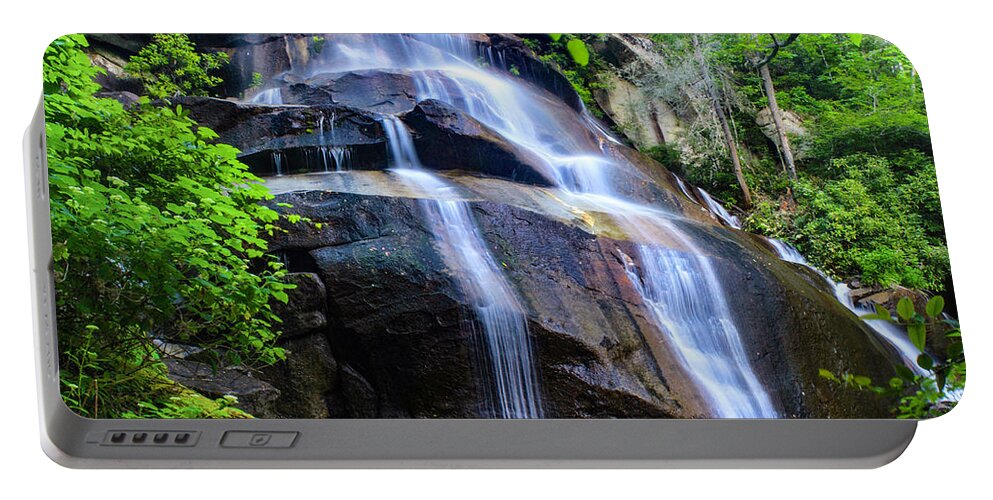Art Prints Portable Battery Charger featuring the photograph Daniel Ridge Falls by Nunweiler Photography