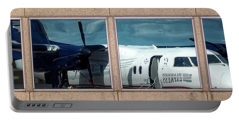De Havilland Portable Battery Charger featuring the photograph Dash Reflections 2009 by Greg Reed