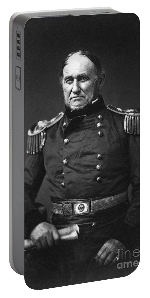 1859 Portable Battery Charger featuring the photograph David Emanuel Twiggs by Mathew Brady
