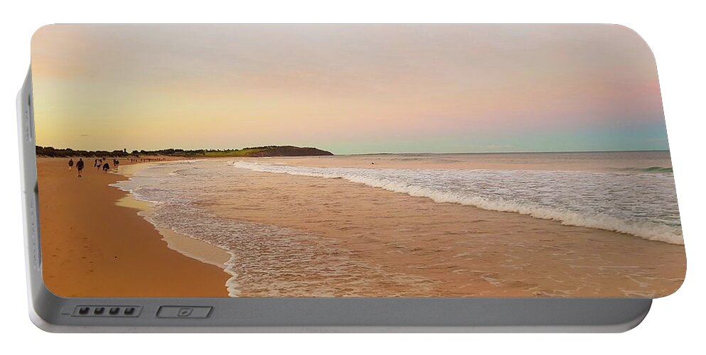 Water Portable Battery Charger featuring the photograph Dee Why Beach Sunset No 3 by Andre Petrov