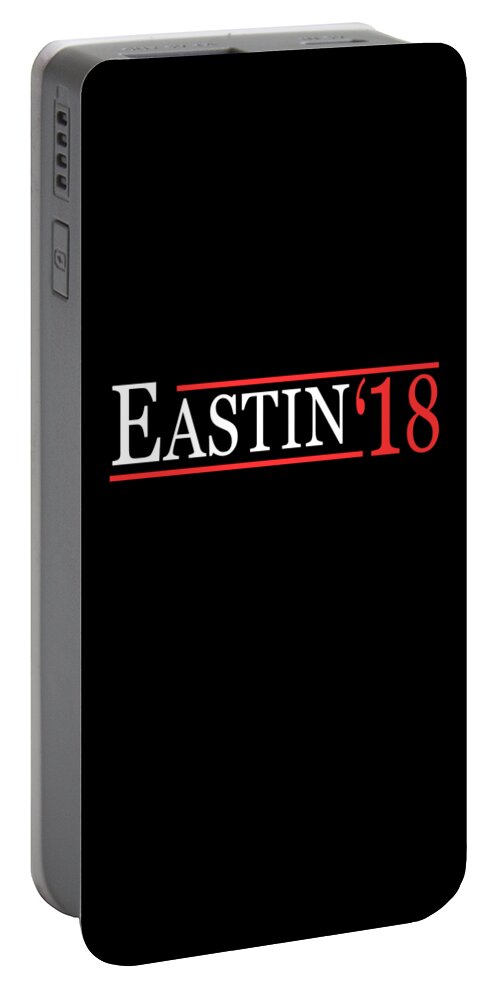 Funny Portable Battery Charger featuring the digital art Delaine Eastin For Governor Of California 2018 by Flippin Sweet Gear