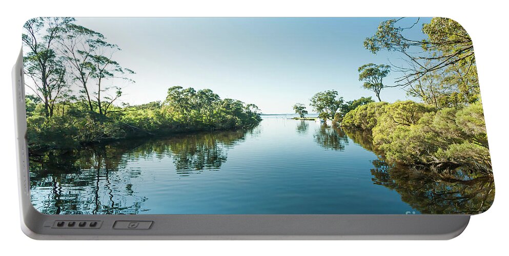 Trees Portable Battery Charger featuring the photograph Denmark River, Denmark, Western Australia by Elaine Teague