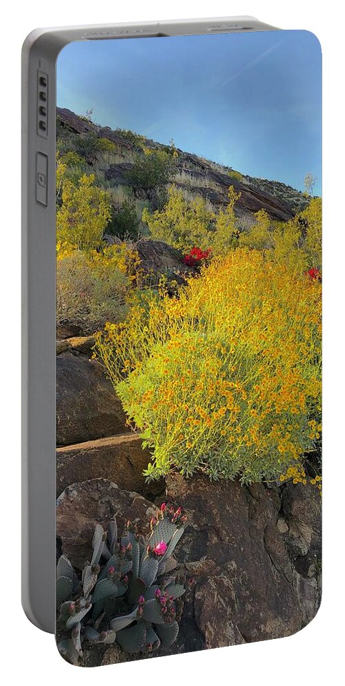 Flowers Portable Battery Charger featuring the photograph Wild Flower by Leslie Porter