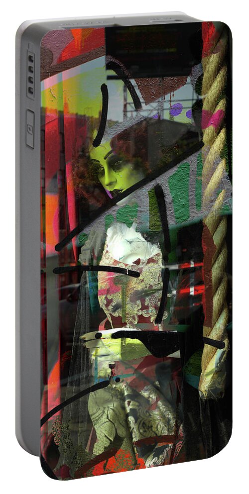 Art Portable Battery Charger featuring the photograph Devil Humbled by J C
