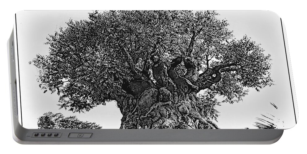Joshua Mimbs Portable Battery Charger featuring the photograph Disney Tree of Life by FineArtRoyal Joshua Mimbs