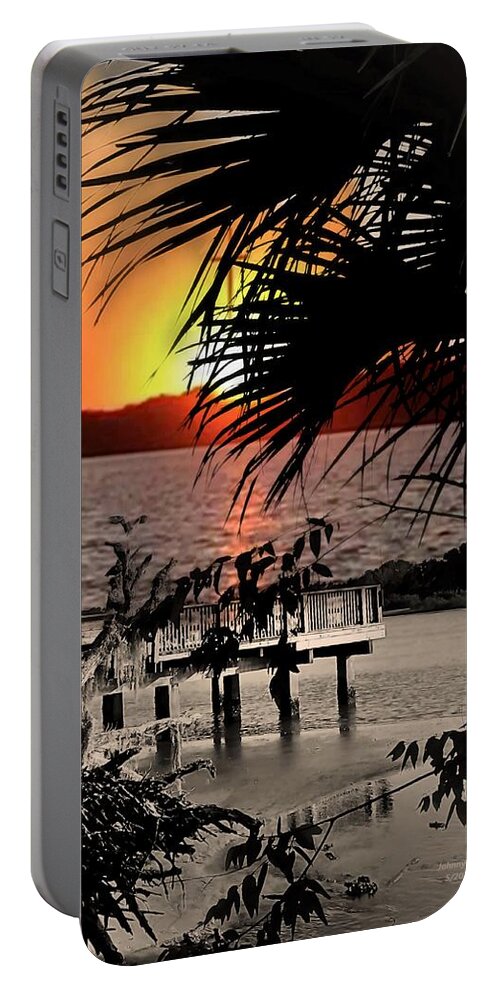 Peir Pressure Portable Battery Charger featuring the photograph Dockside Service by John Anderson