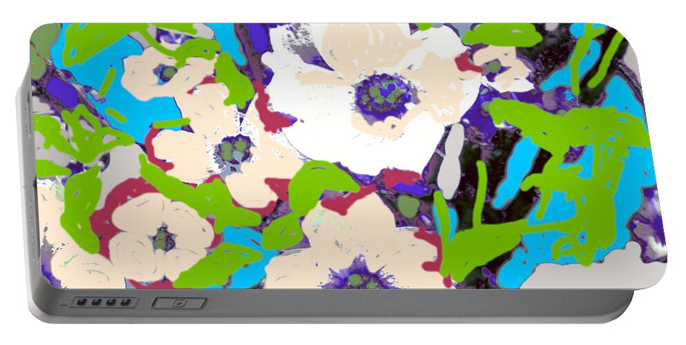  Portable Battery Charger featuring the photograph Dogwood Blooms II by Shirley Moravec