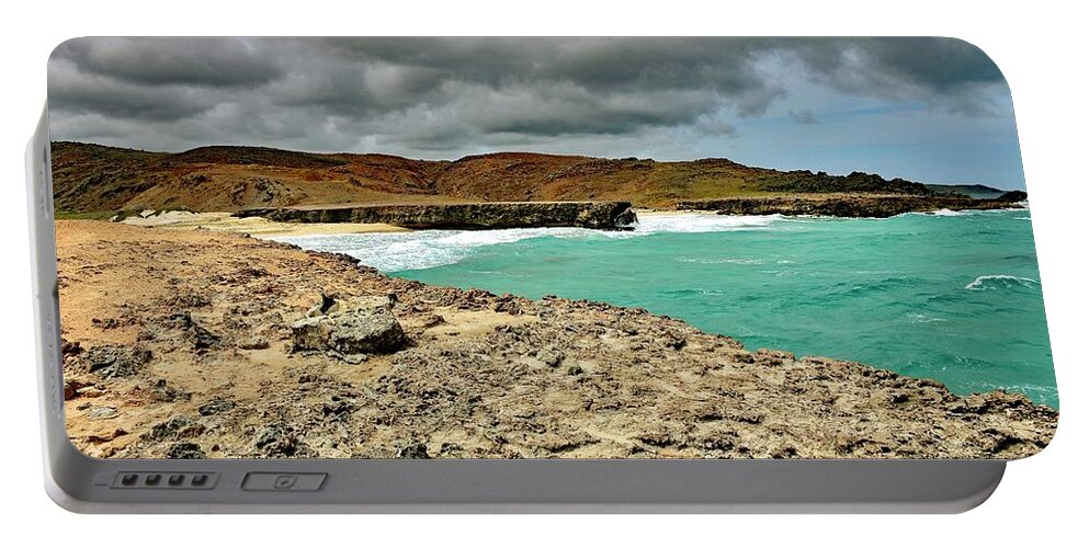 Landscape Portable Battery Charger featuring the photograph Dos Playa by Monika Salvan