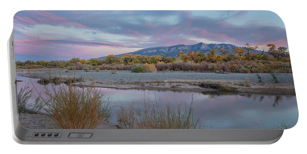 Landscape Portable Battery Charger featuring the photograph Down by the River by Seth Betterly