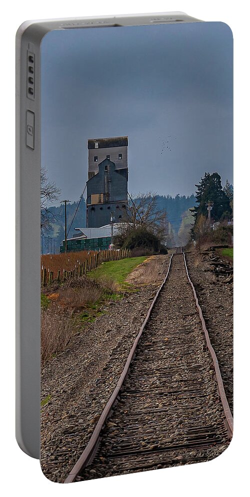 Pratum Or Portable Battery Charger featuring the photograph Down the track by Ulrich Burkhalter