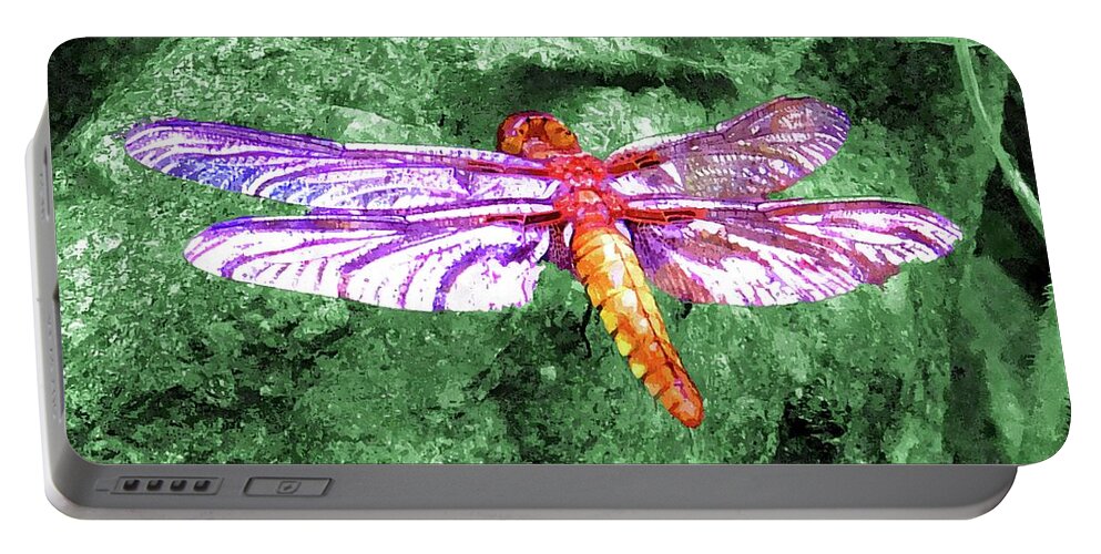 Dragonfly Portable Battery Charger featuring the photograph Dragonfly by Daniel Janda
