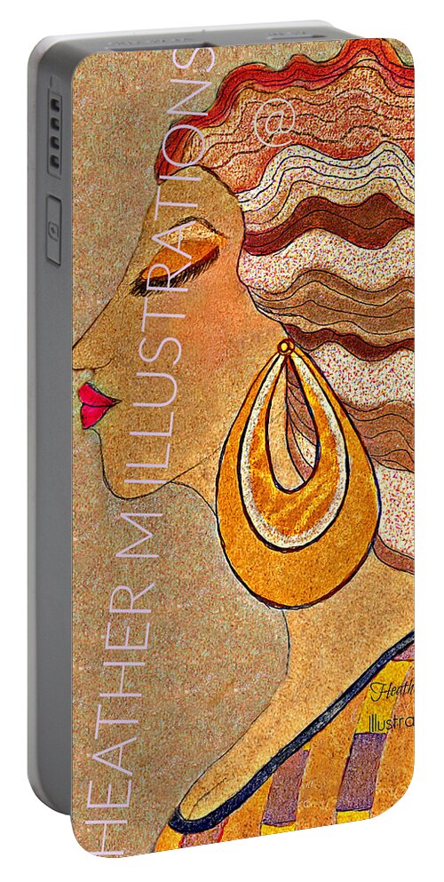 Woman Portable Battery Charger featuring the mixed media Dream2 by Heather M Photography