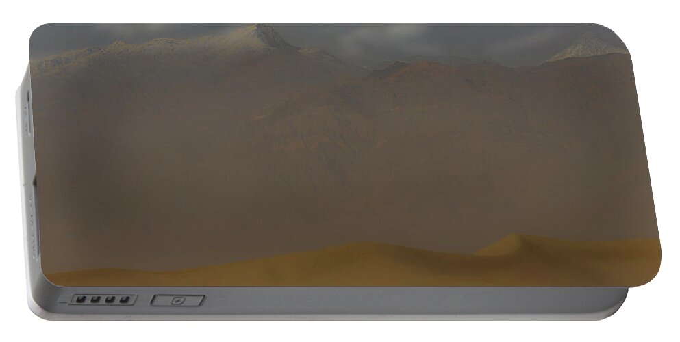 National Park Portable Battery Charger featuring the photograph Dust on the Dunes by Mike Lee