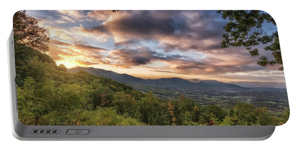 Sunrise Portable Battery Charger featuring the photograph Early Fall Sunrise by Tricia Louque