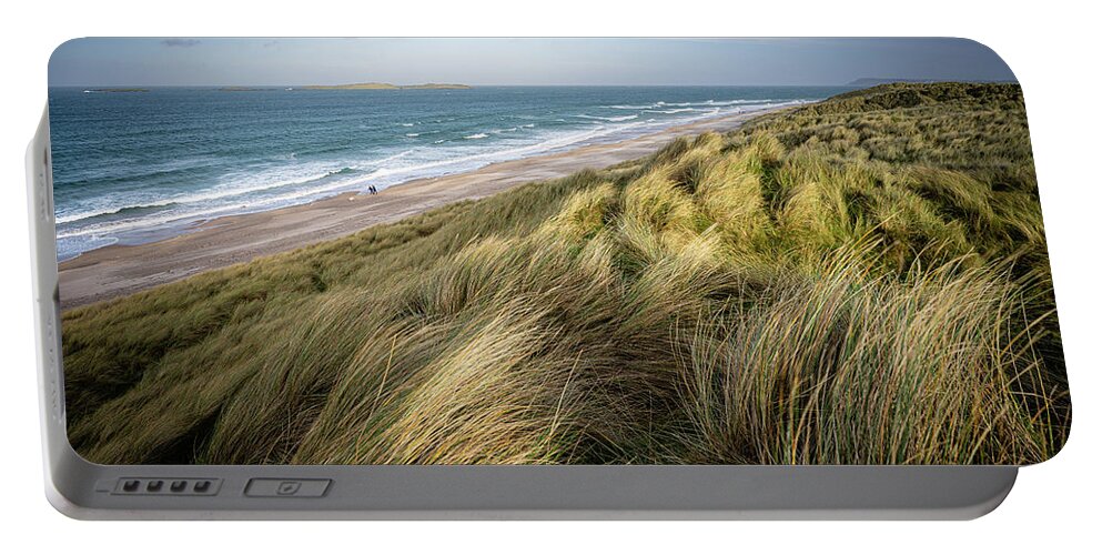 Portrush Portable Battery Charger featuring the photograph East Strand Dunes 1 by Nigel R Bell