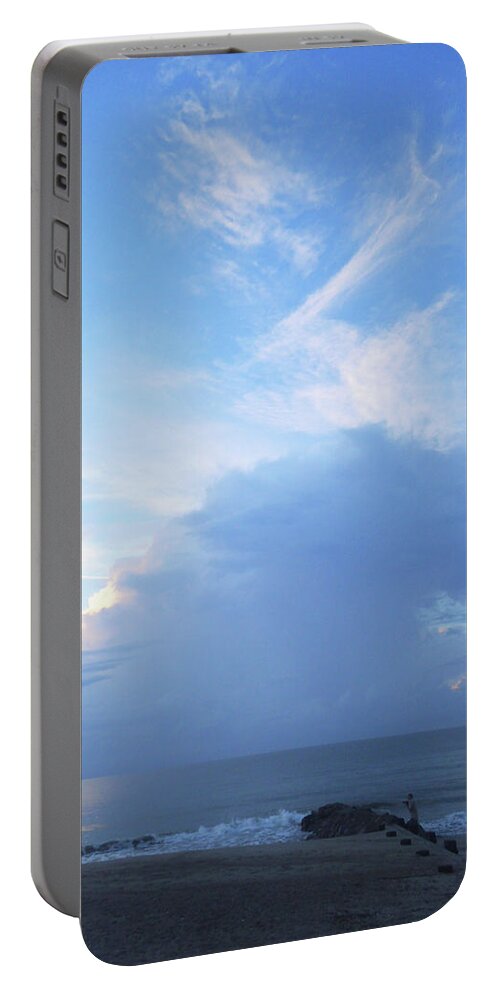  Portable Battery Charger featuring the photograph Edisto Clouds by Heather E Harman
