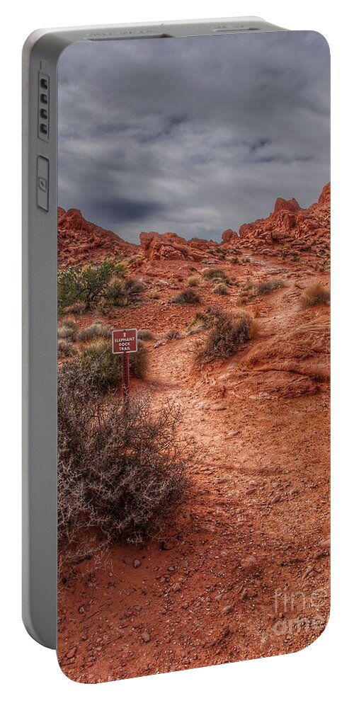  Portable Battery Charger featuring the photograph Elephant Rock Trail by Rodney Lee Williams