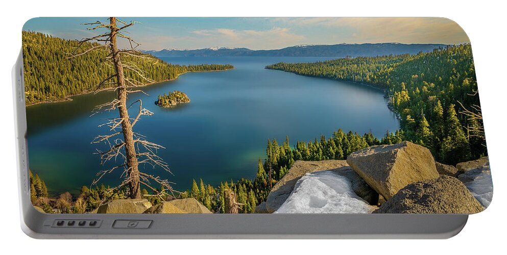 2020 Portable Battery Charger featuring the photograph Emerald Bay Lake Tahoe by Erin K Images