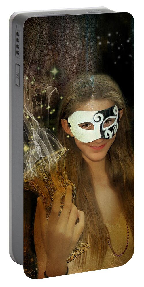 Enchantment Portable Battery Charger featuring the photograph The Alchemist by Diana Haronis