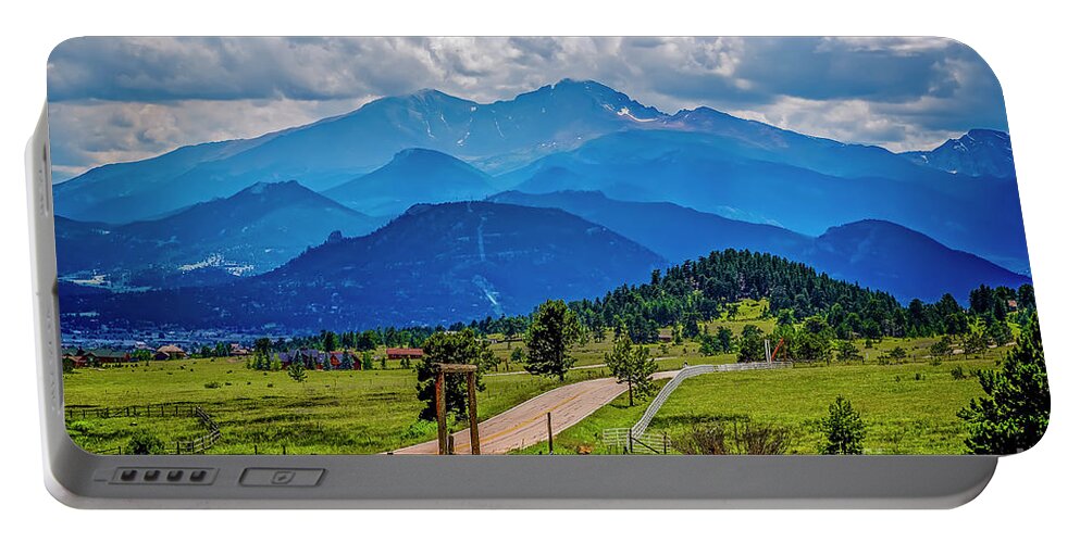 Jon Burch Portable Battery Charger featuring the photograph Estes Valley by Jon Burch Photography