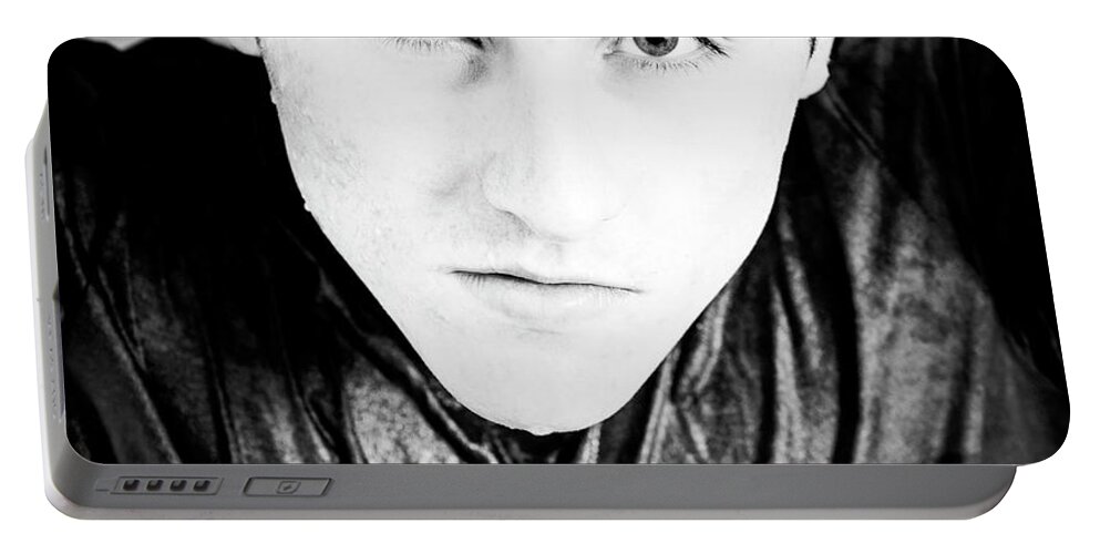 Ethan Portable Battery Charger featuring the photograph Ethan wet by Jim Whitley