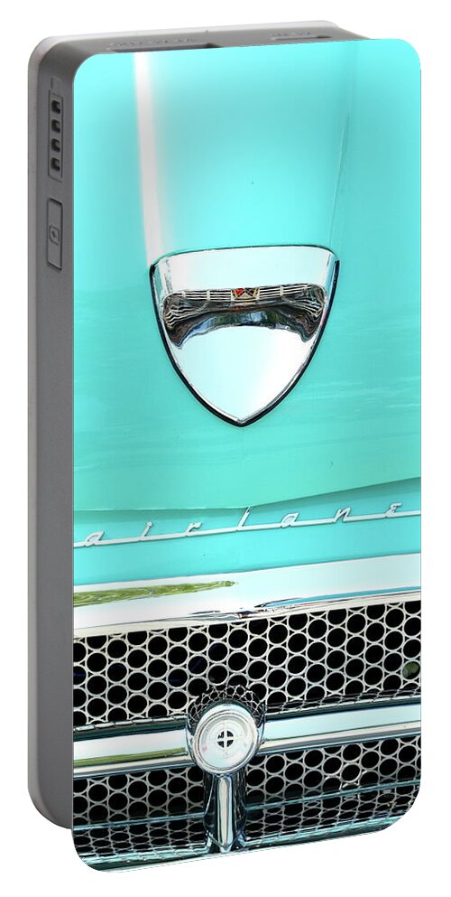Ford Fairlane Portable Battery Charger featuring the photograph Fairlane by Lens Art Photography By Larry Trager