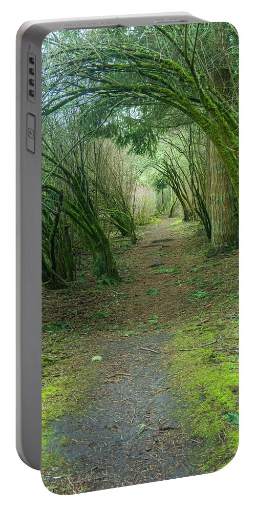 Path Portable Battery Charger featuring the photograph Fairyland by Leslie Struxness