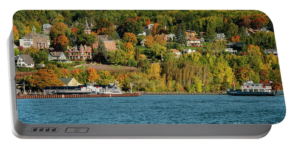 Bayfield Portable Battery Charger featuring the photograph Fall Colors in Bayfield by Bob Phillips