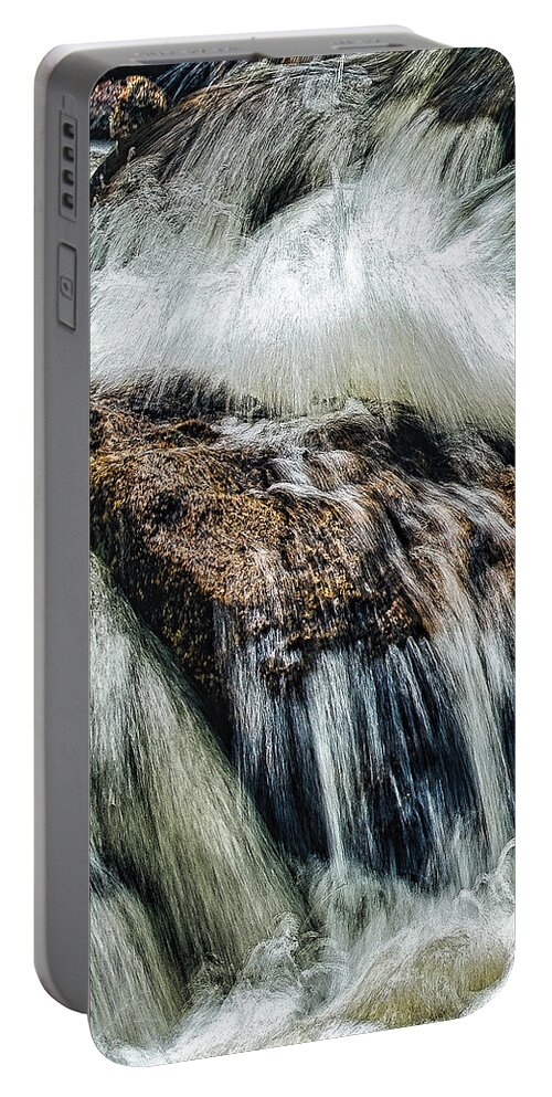 Falling Water Portable Battery Charger featuring the photograph Falling by Jim Signorelli