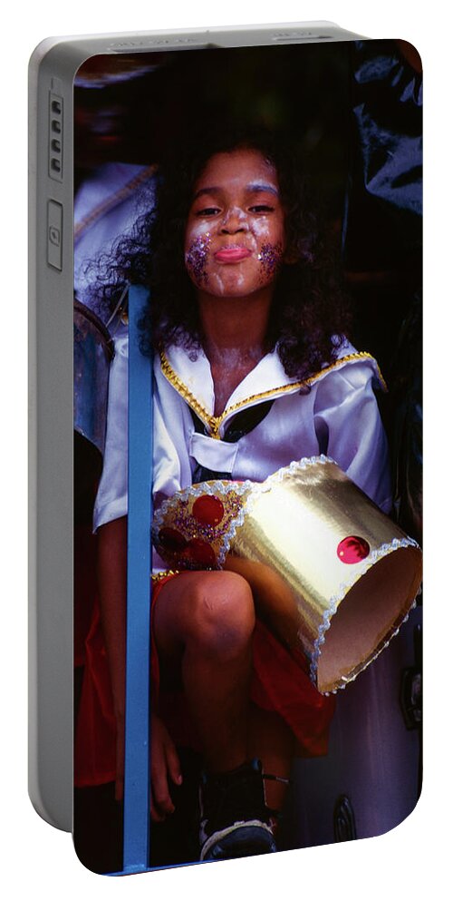 Trinidad Portable Battery Charger featuring the photograph Fancy Sailor - Carnival, Trinidad and Tobago by Earth And Spirit